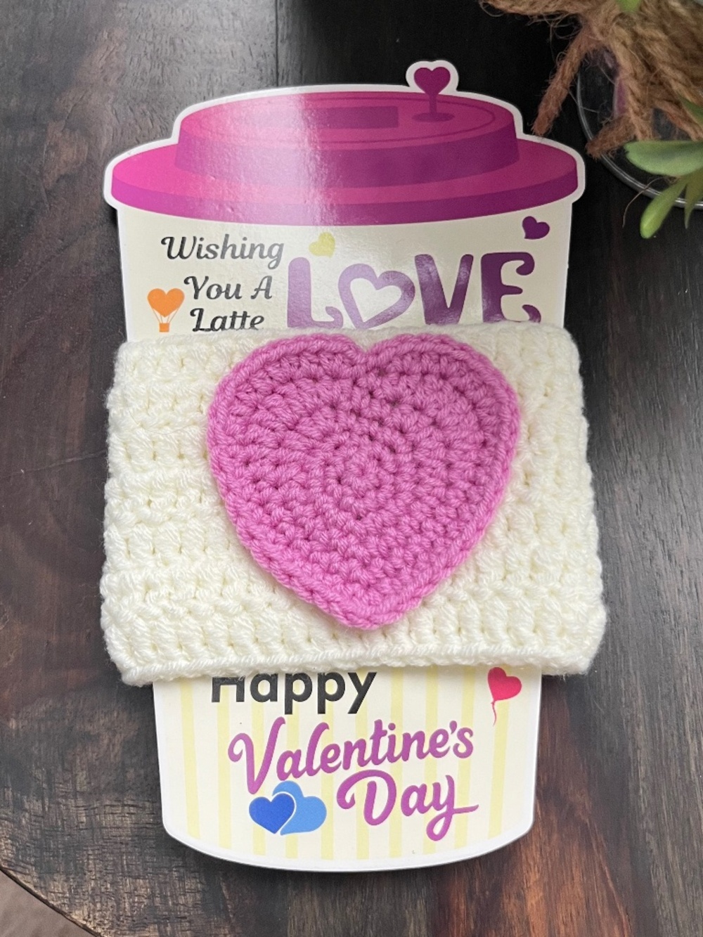 Crochet Coffee Cup Cozy NEW